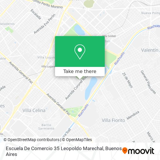 Mapa de Escuela De Comercio 35 Leopoldo Marechal