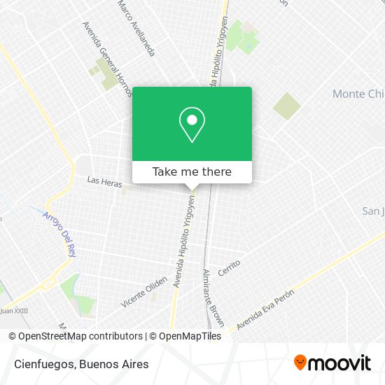 Mapa de Cienfuegos