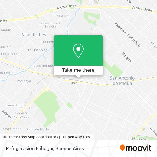 Mapa de Refrigeracion Frihogar
