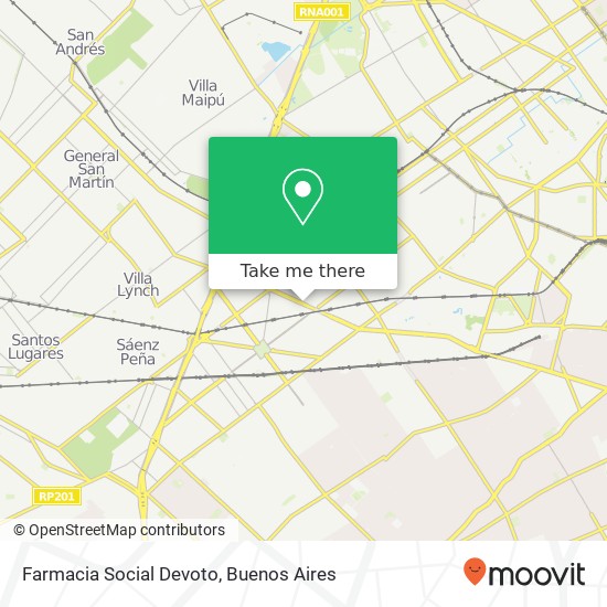 Farmacia Social Devoto map