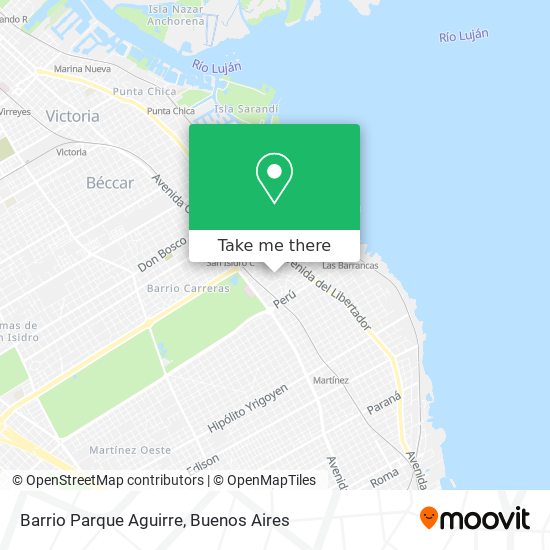 Barrio Parque Aguirre map