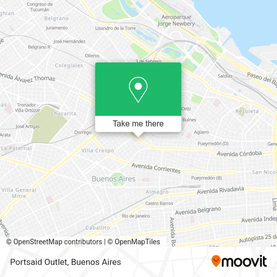 Mapa de Portsaid Outlet