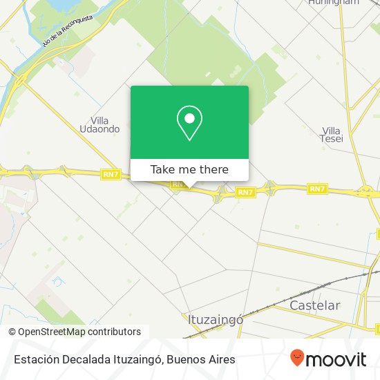 Estación Decalada Ituzaingó map