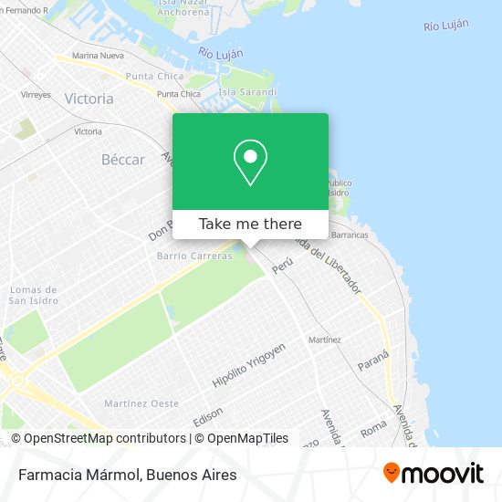Farmacia Mármol map