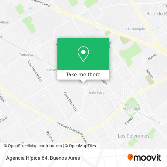 Mapa de Agencia Hípica 64