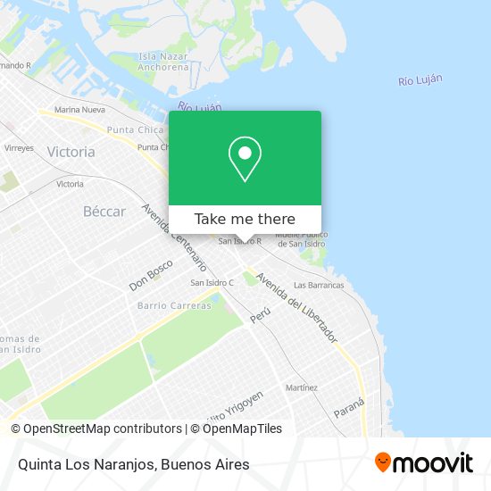 Mapa de Quinta Los Naranjos