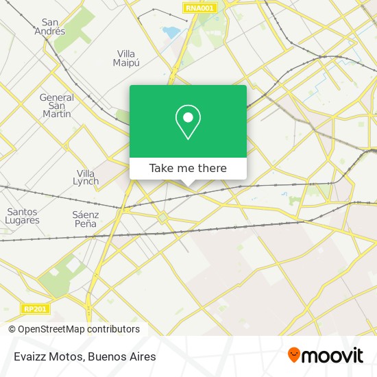 Evaizz Motos map