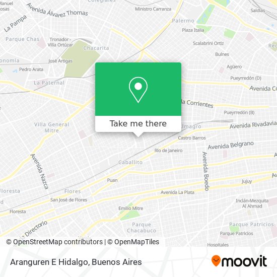 Aranguren E Hidalgo map