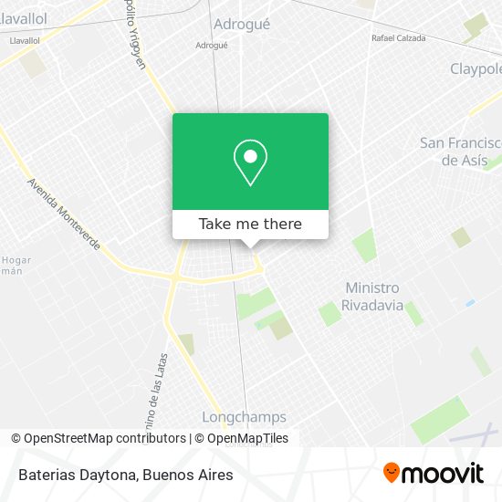 Baterias Daytona map