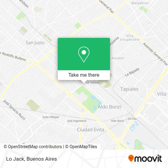 Lo Jack map