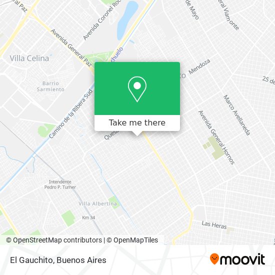 El Gauchito map