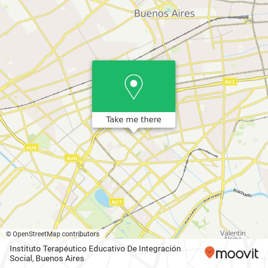 Mapa de Instituto Terapéutico Educativo De Integración Social