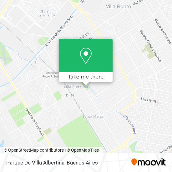 Mapa de Parque De Villa Albertina
