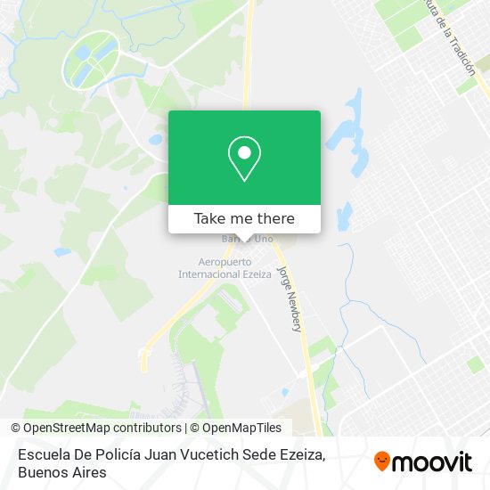 Escuela De Policía Juan Vucetich Sede Ezeiza map
