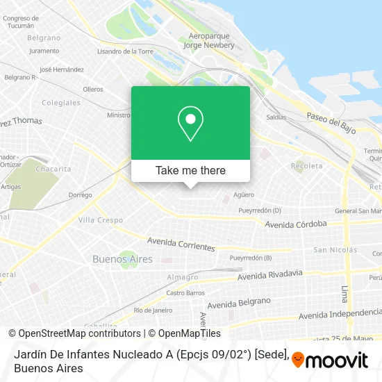 Jardín De Infantes Nucleado A (Epcjs 09 / 02°) [Sede] map