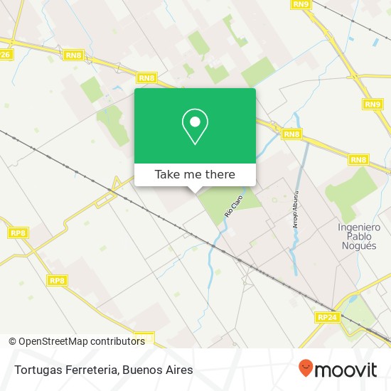 Tortugas Ferreteria map