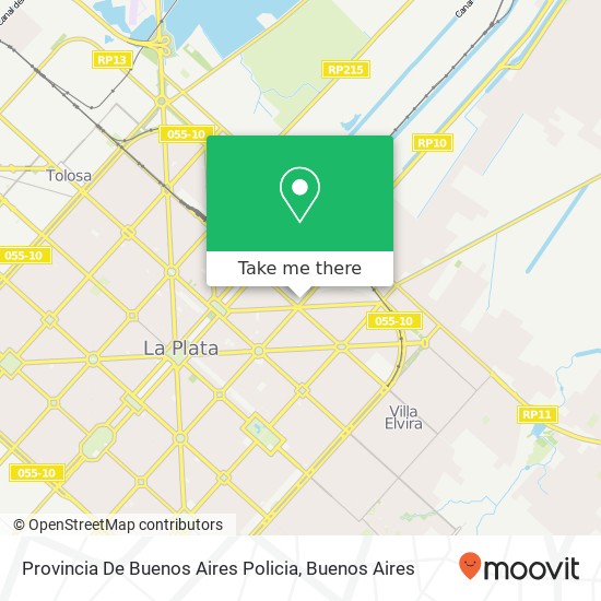 Provincia De Buenos Aires Policia map