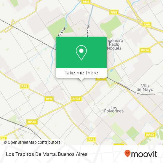 Los Trapitos De Marta map