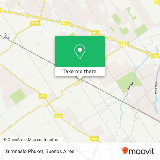 Gimnasio Phuket map