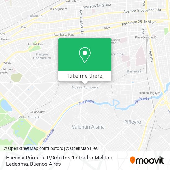 Escuela Primaria P / Adultos 17 Pedro Melitón Ledesma map