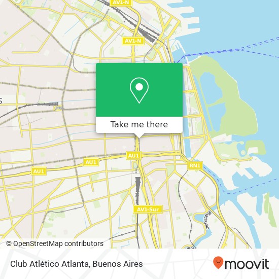 Club Atlético Atlanta map