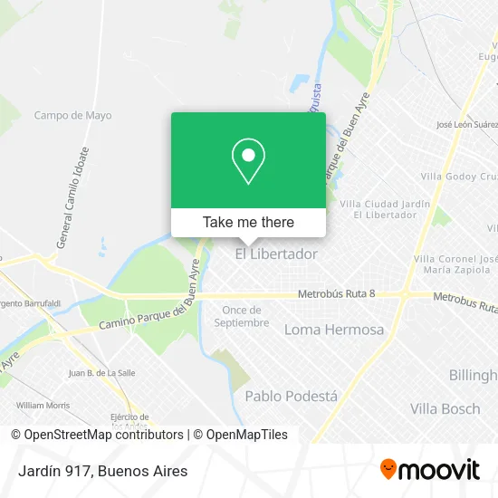 Mapa de Jardín 917