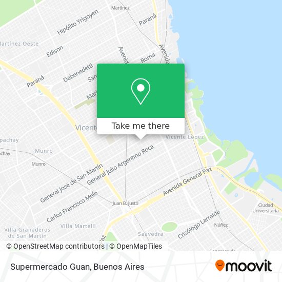 Supermercado Guan map