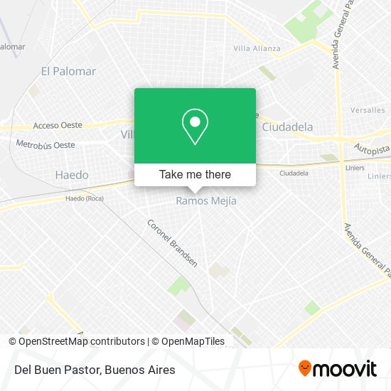Del Buen Pastor map