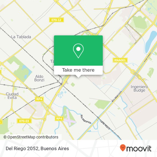 Del Riego 2052 map