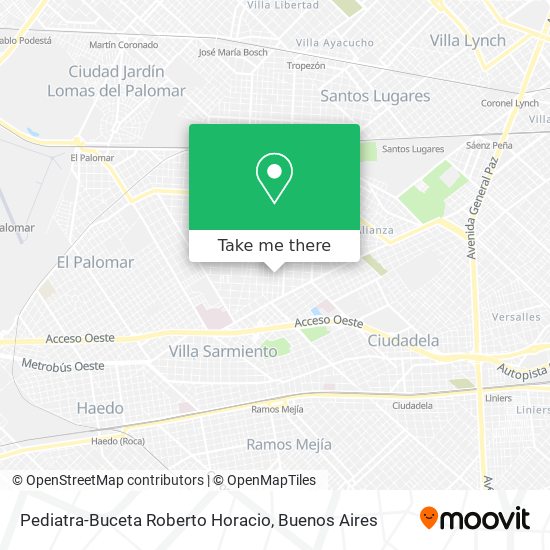 Mapa de Pediatra-Buceta Roberto Horacio