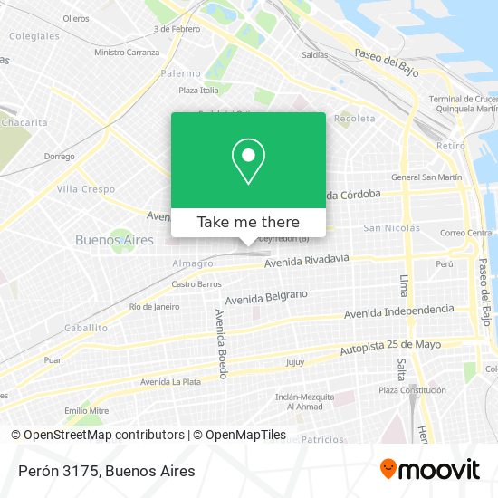 Mapa de Perón 3175