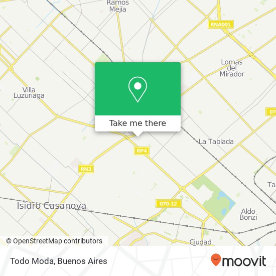 Todo Moda map