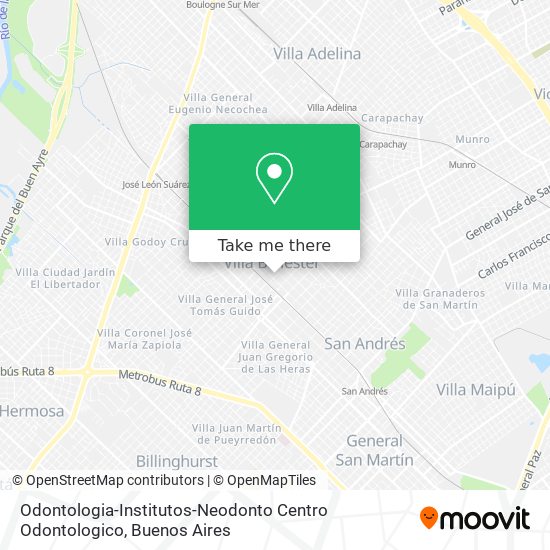 Odontologia-Institutos-Neodonto Centro Odontologico map