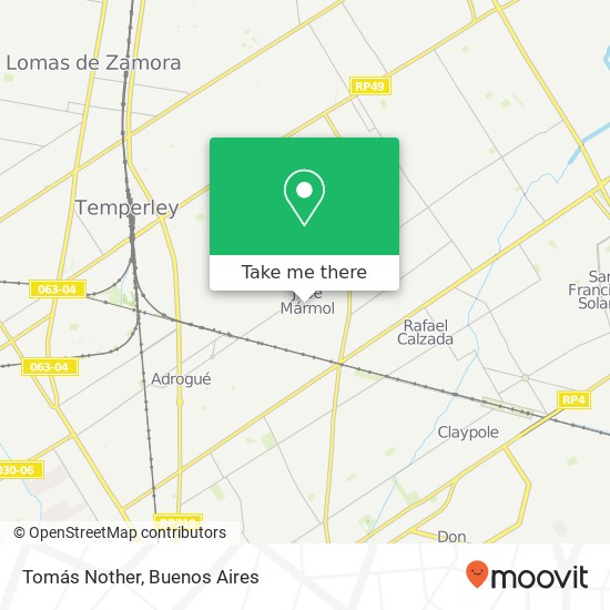 Tomás Nother map