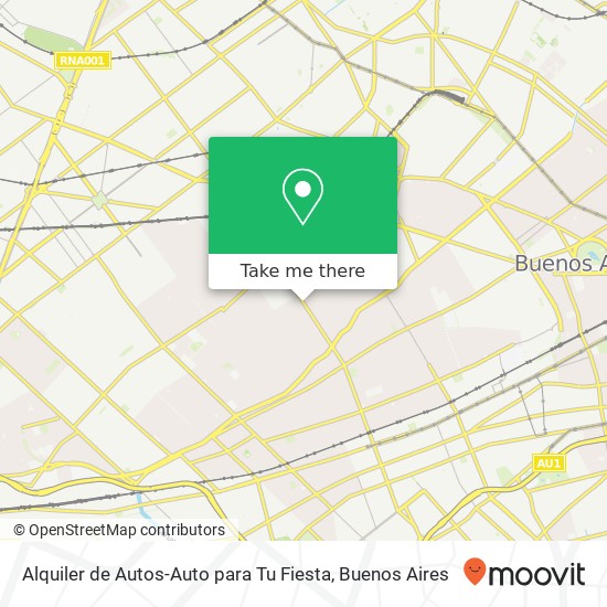 Alquiler de Autos-Auto para Tu Fiesta map