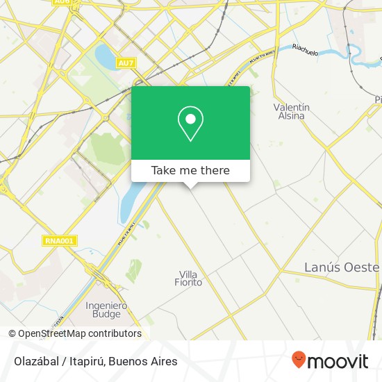 Mapa de Olazábal / Itapirú