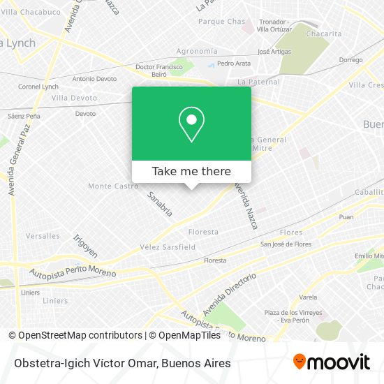 Obstetra-Igich Víctor Omar map