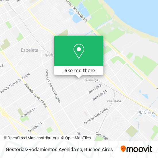 Gestorias-Rodamientos Avenida sa map