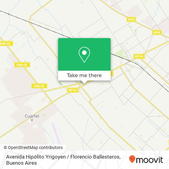 Mapa de Avenida Hipólito Yrigoyen / Florencio Ballesteros