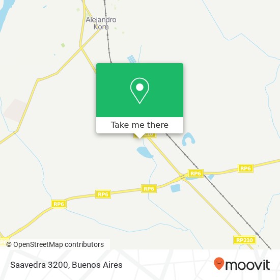 Saavedra 3200 map
