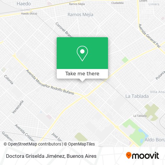 Mapa de Doctora Griselda Jiménez