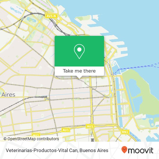 Veterinarias-Productos-Vital Can map