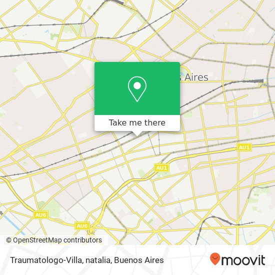 Traumatologo-Villa, natalia map