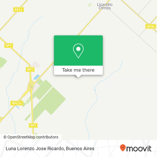 Luna Lorenzo Jose Ricardo map