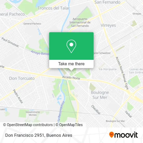 Don Francisco 2951 map