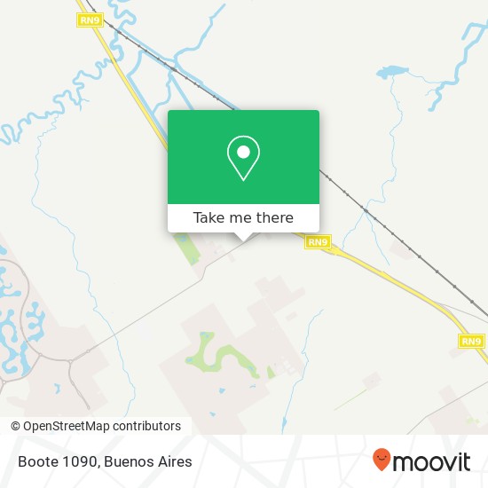 Mapa de Boote 1090