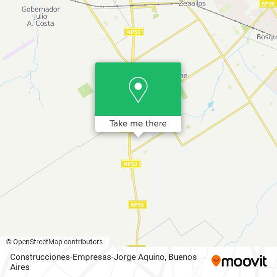 Construcciones-Empresas-Jorge Aquino map