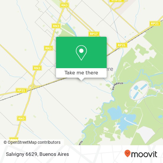 Salvigny 6629 map