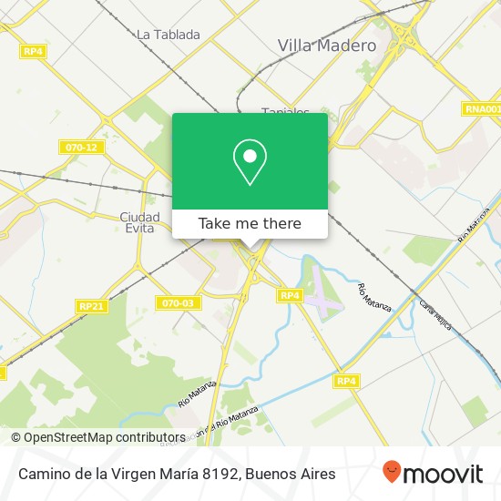 Camino de la Virgen María 8192 map
