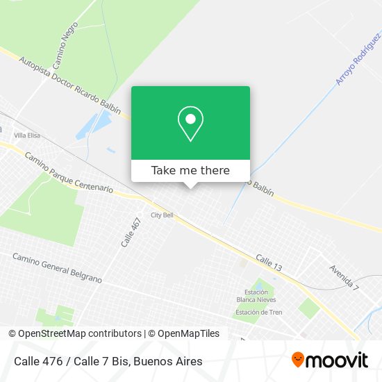 Calle 476 / Calle 7 Bis map